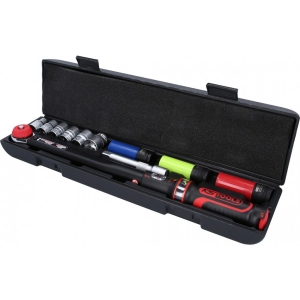 MOMENTVÕTI ERGOTORQUE 72H 20-200NM 1 / 2"+ PADRUNID. KARBIS. 11 OSA KS TOOLS