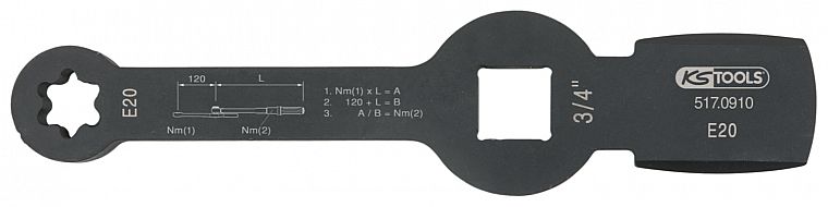 SILMUS LÖÖKVÕTI TORX E20. 3 / 4" TAPIAVAGA KS TOOLS
