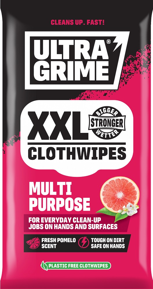 ULTRAGRIME XXL MULTI PURPOSE POMELO UNIVERSAALSED PUHASTUSLAPID 20TK / PAKK