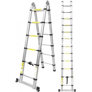 KOKKUKLAPITAV TELESKOOPREDEL "ALU" MAX A-1900MM / I-3800MM JBM
