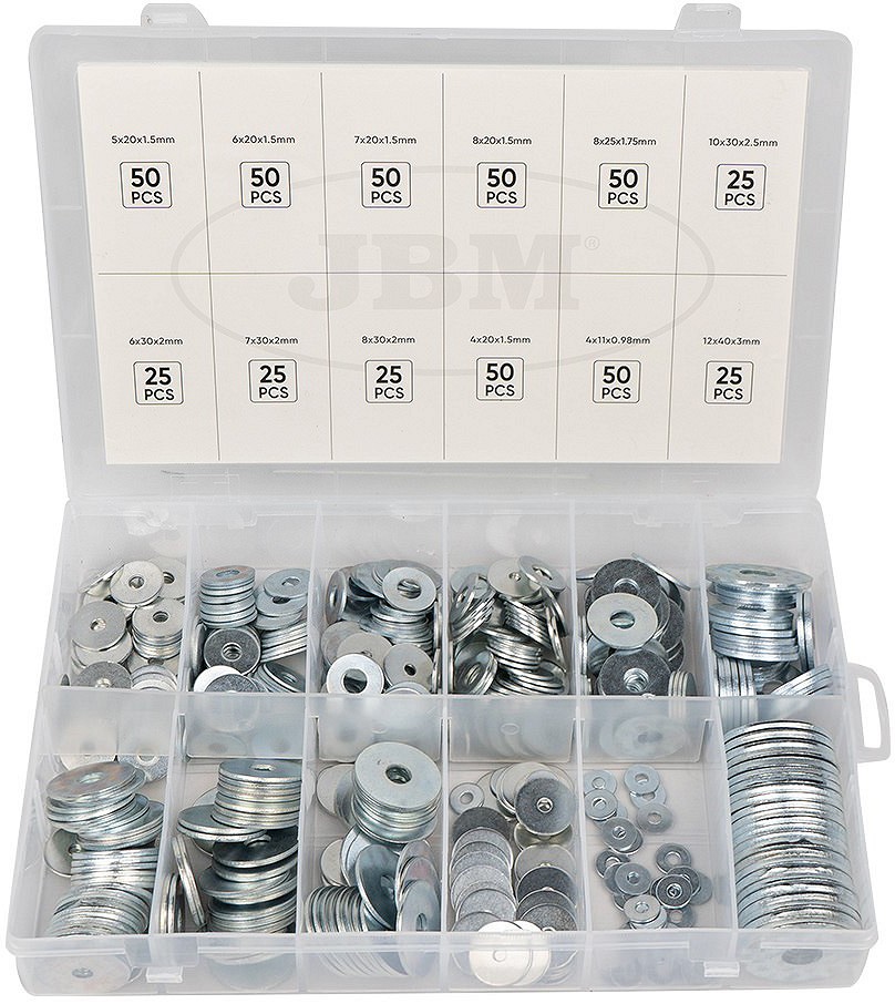 475-OS. TERASSEIBIDE KOMPLEKT (4-12MM SISEAVA) TSINGITUD JBM*