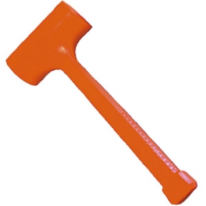 PÕRKEVABA KUMMIHAAMER "FULLRUBBER ORANGE" 1800G. 370MM JBM