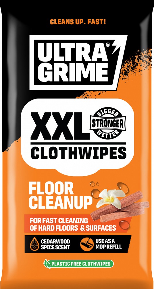 ULTRAGRIME XXL FLOOR CLEANUP PÕRANDAPUHASTUSLAPID 20TK / PAKK