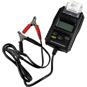 AKUTESTER 6V / 12V / 24V "DIGITAL BATTERY TEST". PRINTERIGA JBM