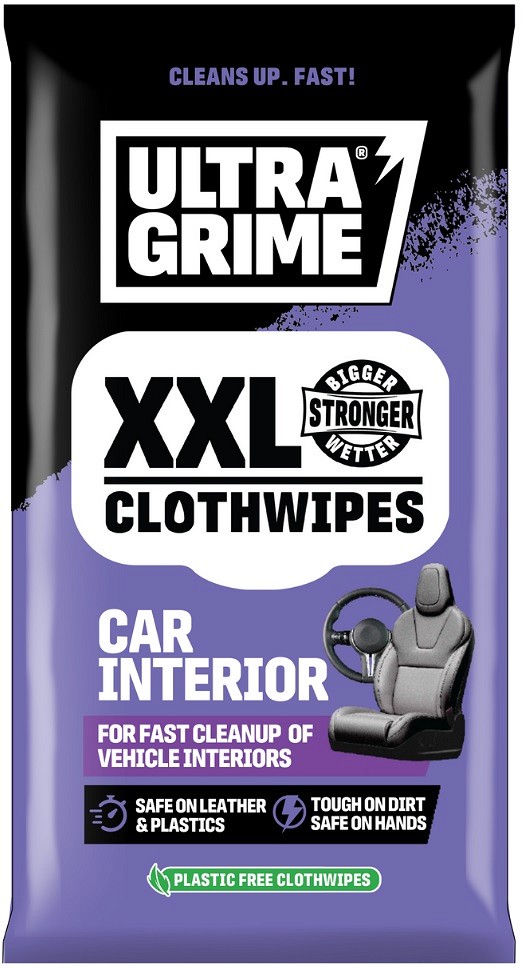 ULTRAGRIME XXL CAR INTERIOR AUTOSALONGI PUHASTUSLAPID 20TK / PAKK