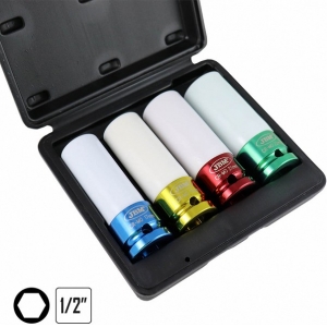4-OS. "HOBBY" ÕHUKESTE VALUVELJEPADRUNITE KOMPL. 1 / 2" (17 / 19 / 21 / 22MM) CR-MO JBM