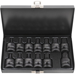 13-OS. 1 / 2" KUUSKANT (HEX) JA TORX (TX) LÖÖKOTSIKUTE KOMPLEKT JBM*