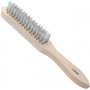 PUITKÄEPIDEMEGA TERASHARI / KÄSIHARI "WIRE BRUSH" 3-REALINE JBM