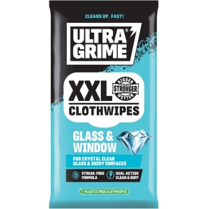 ULTRAGRIME XXL GLASS & WINDOW KLAASIPUHASTUSLAPID 20TK / PAKK