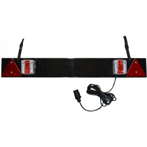 1020X140MM 2 LED TULI+KOLMURGAD ALUSEL. 12V 5M KAABEL 7-PIN JBM