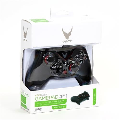 Varr OGPXBOXNEW Gamepad Flanker PRO 4in1 controller For XBOX 360 / Android / PS3 / PC Black