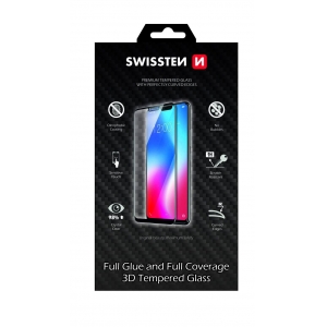 Swissten Ultra Durable 3D Full Face Tempered Glass Apple iPhone 12 PRO MAX  Black