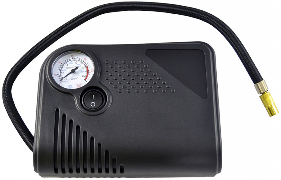 LAPIKKOMPRESSOR "BOOK" 12V. 100W. MAX 10BAR MANOMEETRIGA JBM