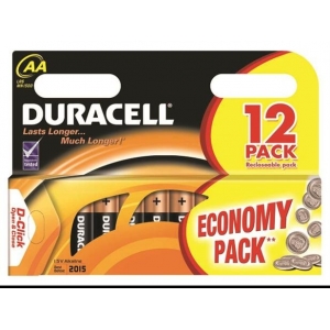 Duracell AA / MN1500 Alkaline LR6 1.5V Батарейки (12шт.) (EU Blister)