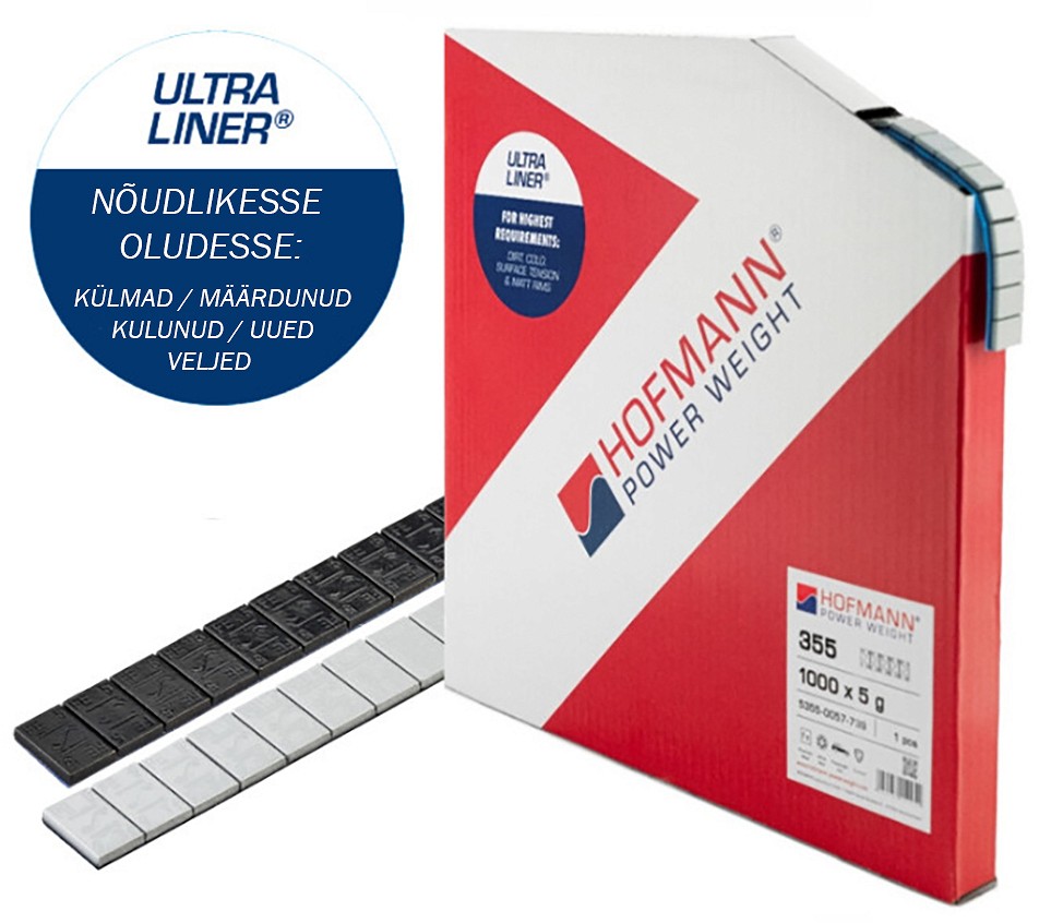 LIIMITAV TASAKAAL 3.8MM. 5KG RULL (1000X5G) FE. HALL. ULTRALINER TEIP. 355 2.0