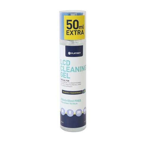 Platinet PFS6250 Cleaner Set for LCD / TFT Displays + Microfibre Nano Clothmicrofiber Cloth 200 ml