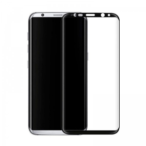 Swissten Ultra Durable 3D Japanese Tempered Glass Premium 9H Screen Protector Samsung G955 Galaxy S8 Plus Black