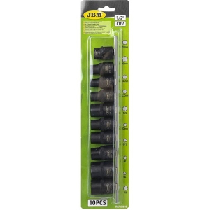 10-OS. AUTONDUSE ERI-PADRUNITE (LÖÖK) KOMPLEKT 1 / 2". METALLSIINIL JBM