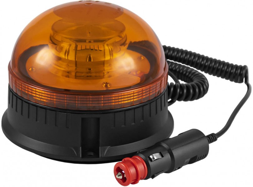 KOLLANE VILKUR 12 / 24V LED. 3-REZIIMI. JUHTMEGA. IP56. MAGNET + KRUVIAUGUD JBM