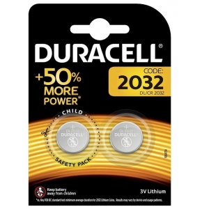 Duracell CR2032 Tаблетка 3V литиевая 2pack
