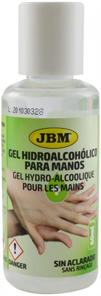 KÄTE DESINFITREERIMISE VAHEND "SANITIZING GEL" 60ML JBM