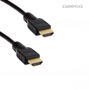 Omega OCHB43 HDMI Gold Platted Cable 19pin / 2160p / Ultra HD / 4K / 3m Black