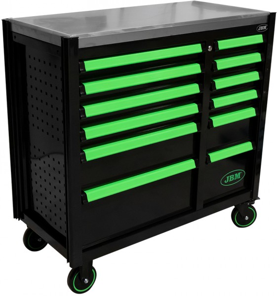 TÖÖRIISTAKÄRU TÜHI. 12 SAHTLIT KITSAS+LAI. KITSAS KÜLG PERFOGA. INOXPLAAT JBM