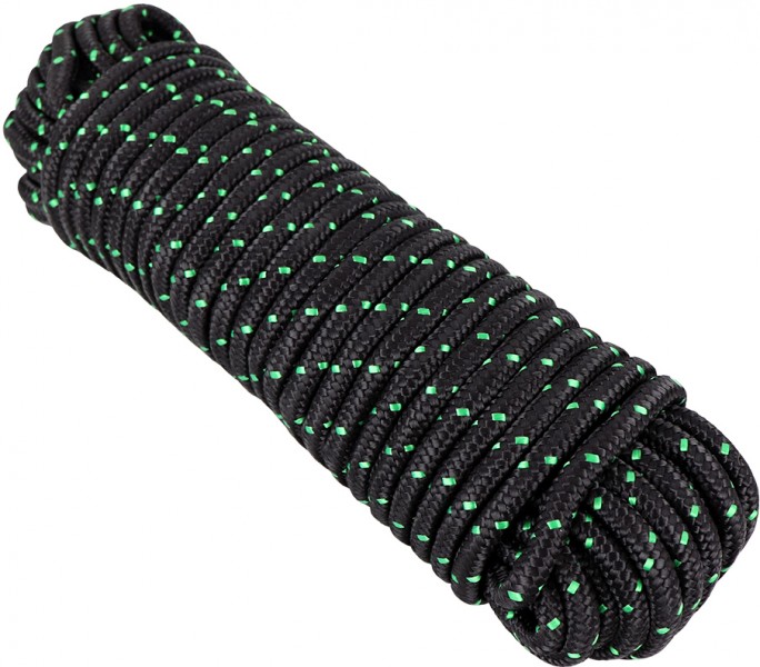 NÖÖR / KÖIS KAPRON 1 / 2"  /  12.5MM. 30M. MUST (ROHELISED TÄPID) JBM