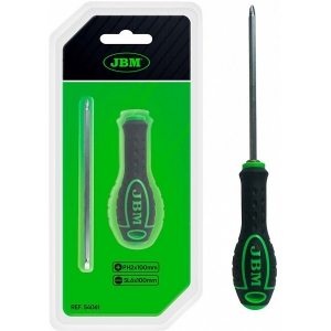 2-IN-1 KRUVIKEERAJA KOMPLEKT "NEW GEN" RIST-LAPIK (2-POOLNE) 100MM JBM