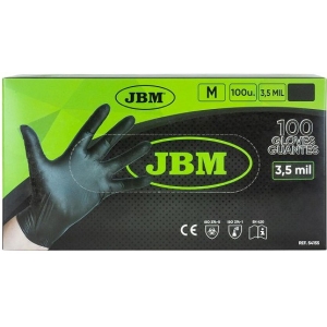 NITRIILKINDAD "NITRILE LIGHT" M. 100TK 3.5MIL MUST JBM