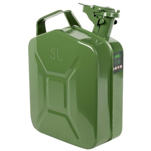 5L PLEKKKANISTER / TERASKANISTER / METALLKANISTER "STEELFUEL" JBM