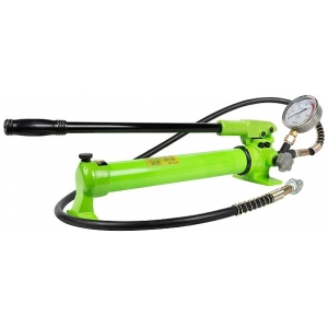 HÜDRAULILINE KÄSIPUMP 1T MANOMEETRIGA. 700KG / CM3. VOOLIK 1.8M JBM