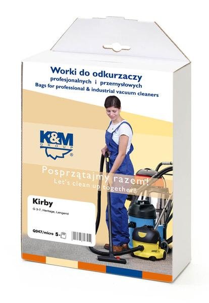 K&M Vacuum cleaner bag KIRBY (5pcs)