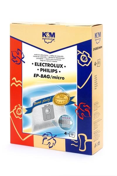 K&M Vacuum cleaner bag ELECTROLUX-PHILIPS S-BAG (4pcs)