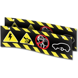 ELEKTRIAUTO OHUTSOON / KÕRGEPINGE MÄRGIS 165X500MM JBM