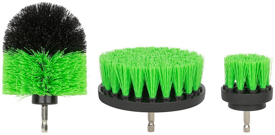 3-OS. PUHASTUSHARJADE KOMPLEKT "POLYPRO" 50 / 88 / 100MM. TRELLI OTSA JBM