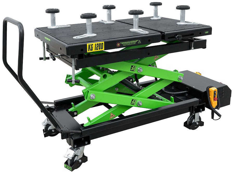 TRANSPORDIPLATVORM / TÕSTUK 1200KG ELEKTRIAUTODE AKUDELE JBM*