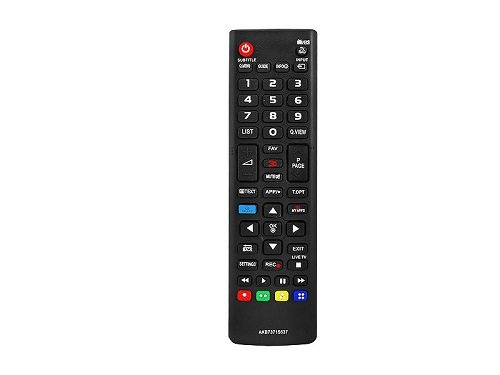 HQ LXP5637 TV remote control LG AKB73715637 3D Black