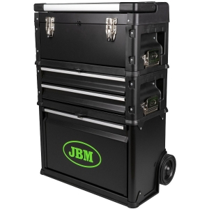 SAHTLITE JA KOHVERMOODULITEGA TERASEST TÖÖRIISTAKAST / TÖÖRIISTAKÄRU JBM