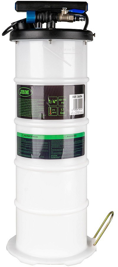 VANAÕLI JA PIDURIVEDELIKU VAHETAMISE SEADE 6.5L KÄSI / PNEUMO JBM