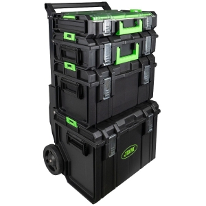 4-MOODULIGA TÖÖRIISTAKOHVER "ONE SYSTEM" RATASTEL. L550XH970XS450MM JBM