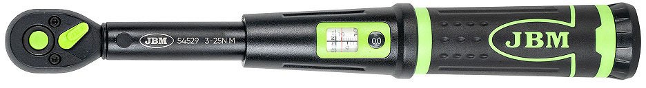 1 / 4" MOMENTVÕTI 3-25NM. 72H KLAASAKNAGA "NEW GEN" JBM