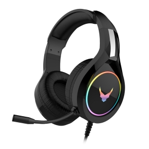 Varr VH6060B Pro Gaming Stereo Headset with Microphone / LED / 3.5mm / USB / Black