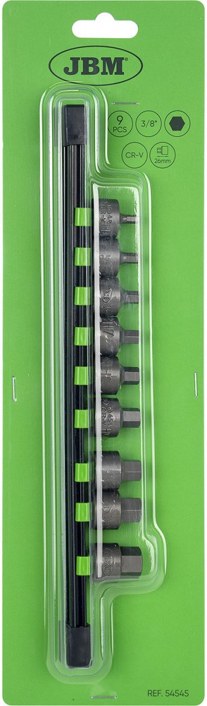 9-OS. 3 / 8" MADALATE KUUSKANTOTSIKUTE KOMPL. 4-14MM. HOIDESIINIL JBM