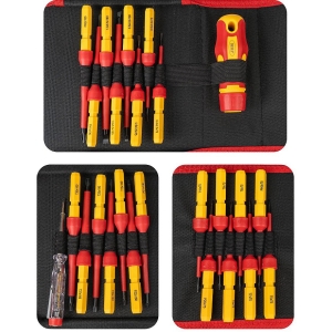 25-OS. VAHETATAVATE OTSTEGA ELEKTRIKU KRUVIKEERAJATE KOMPL. VDE / 1000V JBM