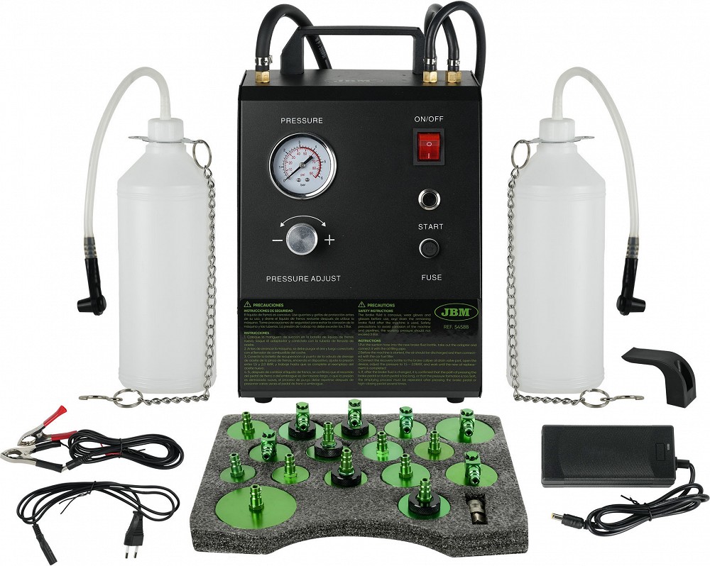 230V PIDURIVEDELIKU VAHETAMISE SEADE "PRO" KOOS ADAPTERITEGA JBM