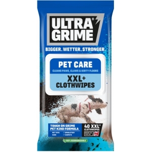 ULTRAGRIME LIFE PET CARE LEMMIKLOOMA PUHASTUSLAPID 40TK / PAKK