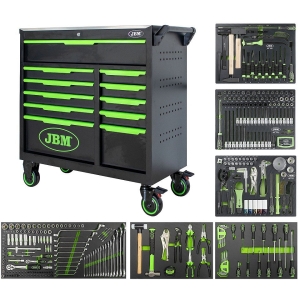 332-OS. TÖÖRIISTAKÄRU / TÖÖLAUD TÖÖRIISTADEGA. INOXLAUAGA JBM*