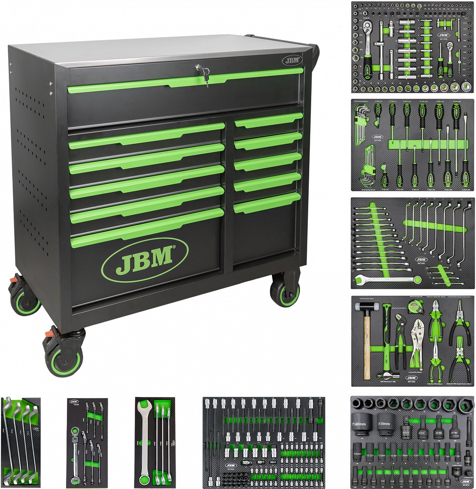 331-OS. TÖÖRIISTAKÄRU / LAUD TÖÖRIISTADEGA. INOX. PERFO JBM*