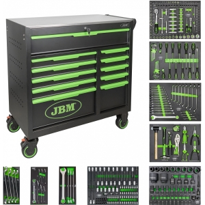 331-OS. TÖÖRIISTAKÄRU / LAUD TÖÖRIISTADEGA. INOX. PERFO JBM*